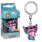 FUNKO POP Disney ELVIS STITCH IN BATHTUB Summer STITCH 626 Keychain Toy TIKI STITCH LILO Vinyl Figure Pocket Pop Keyring Toys
