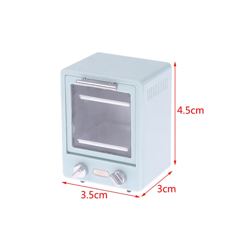 1pc Mini Furniture Lamp Radio Television Kitchen equipment For Children Gift Retro Dollhouse Decoration