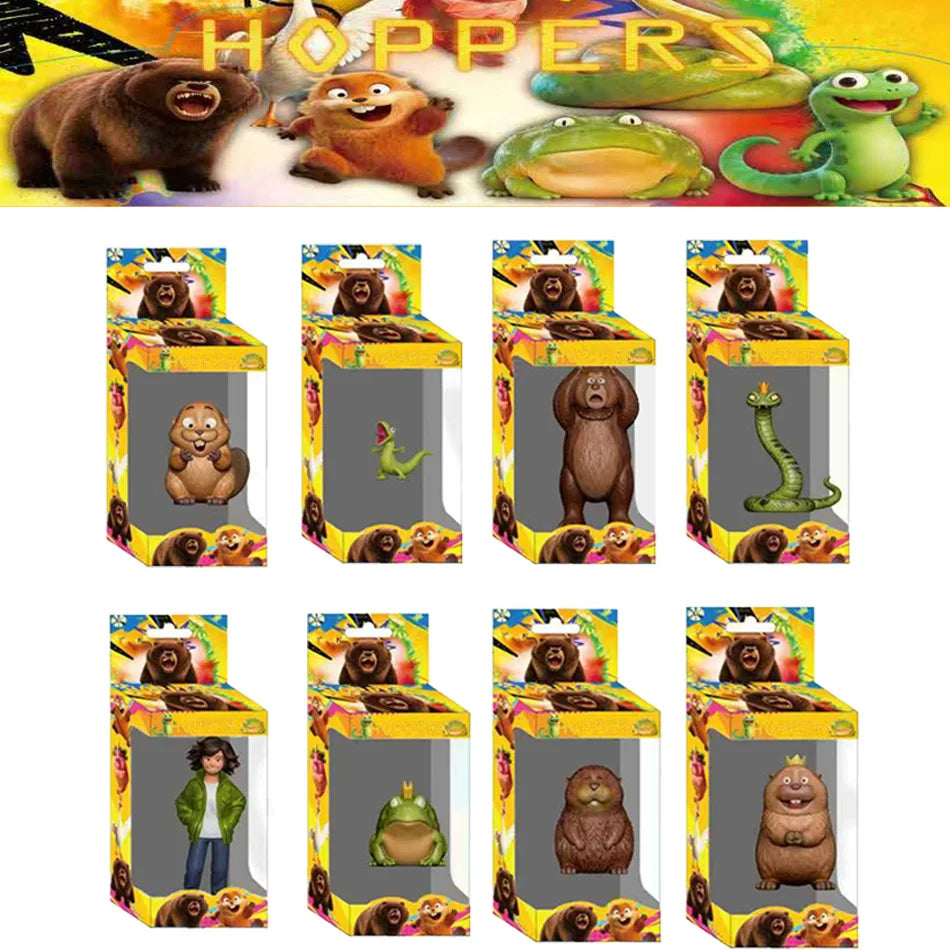 Disney Beaver Transformation Plan 8-Piece Car Decoration Model Toy Set Collectible Gift Idea for 2026 Birthday