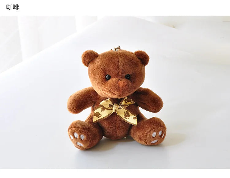 1Pcs Candy Bear Little Teddy Bear Plush Toy Cute10cm Cartoon Stuffed Soft Plush Doll Toy Children's Decorative Birthday Gifts