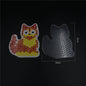 5mm Hama Beads Template with Color Paper Plastic Stencil Jigsaw Perler Puzzles Pixel Beads Diy Transparent Shape Puzzle Pegboard