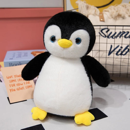 25/30cm Cartoon Shiny Penguin Toy Luminous Pillow Soft Stuffed Plush Glowing Dolls Led Light Toys Gift For Kids Children Girls