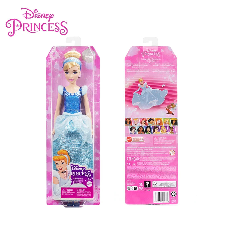 Authentic Barbie Shiny Princess Series Jointed Mini Doll Collectible Toy Perfect Birthday Gift for Girls Playtime Fun