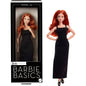 Original Mattel Barbie Essentiels Collectible Dolls for Girls Model 04 Curly Red Hair Little Black Dress Christmas Gifts JBH74