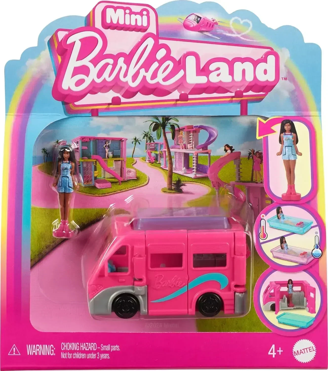 Original Mini Barbieland Dream Camper Car, Plane for Girls