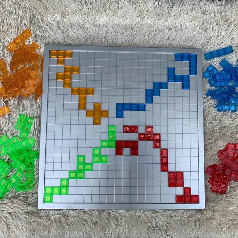 Fun Strategy Game: Novelty Puzzle Chess Blokus Board Game for Kids