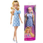 Original Barbie Dolls Fashionistas Black Wavy Hair Pink Gingham Dress Accessories Fashion Gifts Toys for Girls 65th Anniversary