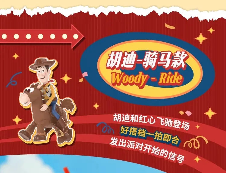 TOP TOY Disney Toy Story Playful Moment Series Blind Box Cute Woody Model Cartoon Decorative Figure Children's Toy Birthday Gift