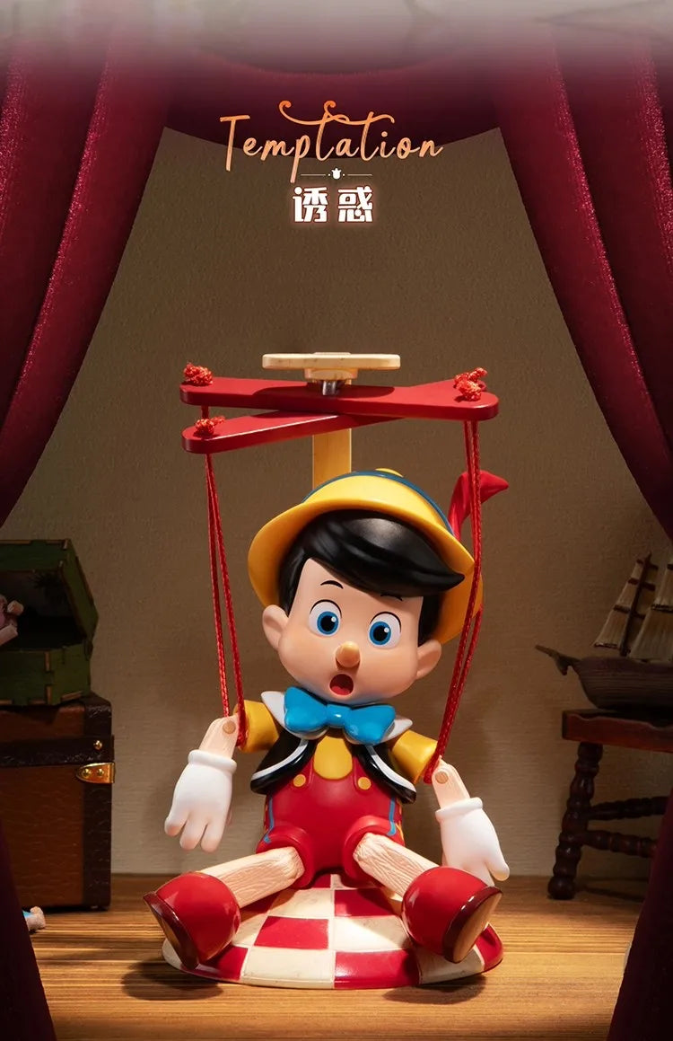 TOP TOY Disney Pinocchio Growth Diary Series Blind Box Animation Desktop Ornaments Cute Children's Toys Figures Birthday Gifts