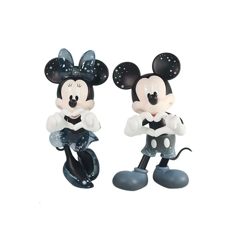 New Disney Cartoon Minnie Mickey Mouse Figures toys set Goofy Wedding cake decoration Action Wedding gift