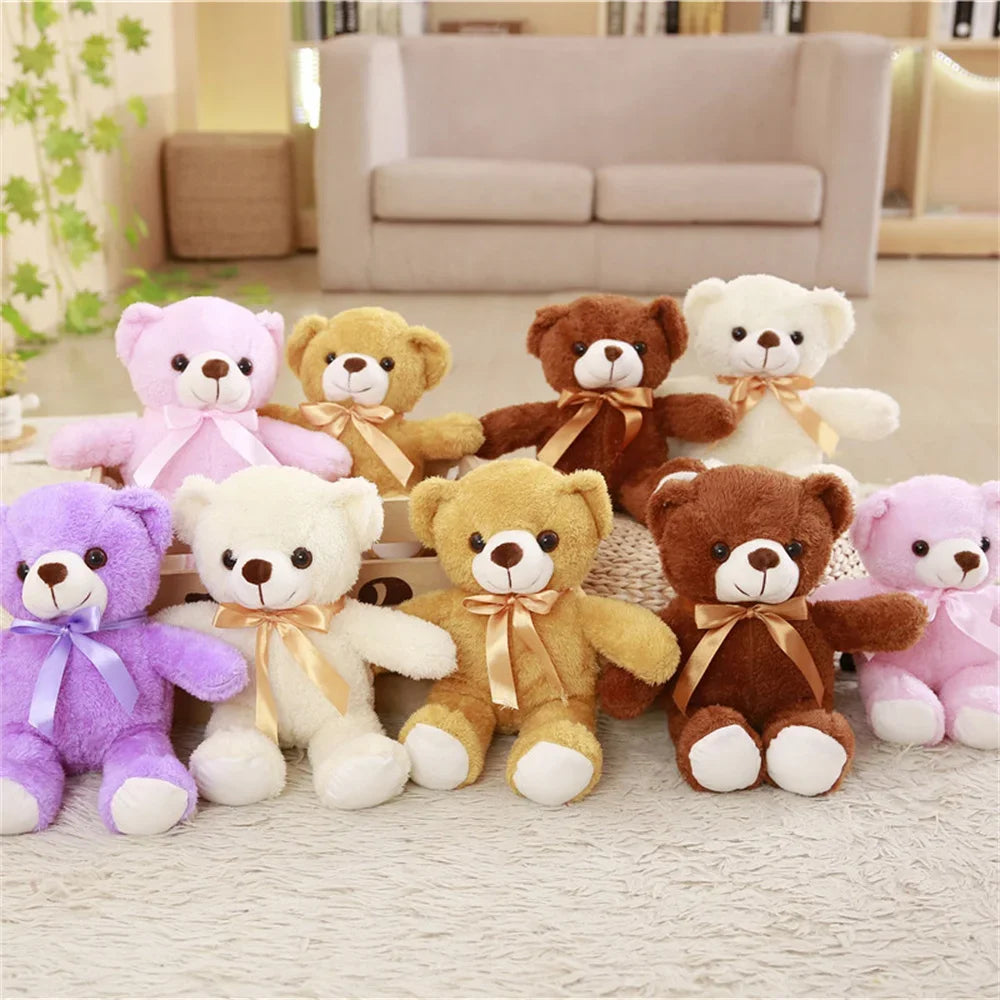 New  Bear Plush Toy Lovely Bear Stuffed Soft Animal Dolls Kids Toy Wedding Birthday Gift For Girlfriend Lover
