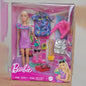 Original Mattel Barbie Braid Doll Fashion Dressing And Matching Barbie Charm Gift Box Odile Face Model Toy Girl Birthday Gift