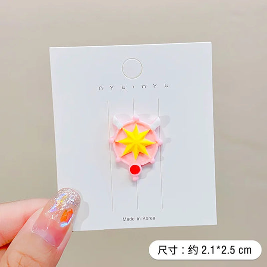 Sailor Moon Cute Stickers Art Envelope Hand Party Accounting Supplies Decoration Anime Kawaii Paster Stationery Kids Toys Gift