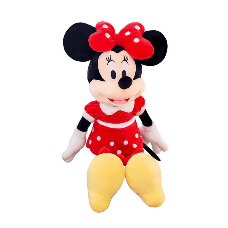 Disney Mickey Mouse Minnie Mouse Soft Plush Toys Cartoon Stuffed Dolls Kids Birthday Gifts Wedding Claw Machine Prizes Bed Pals