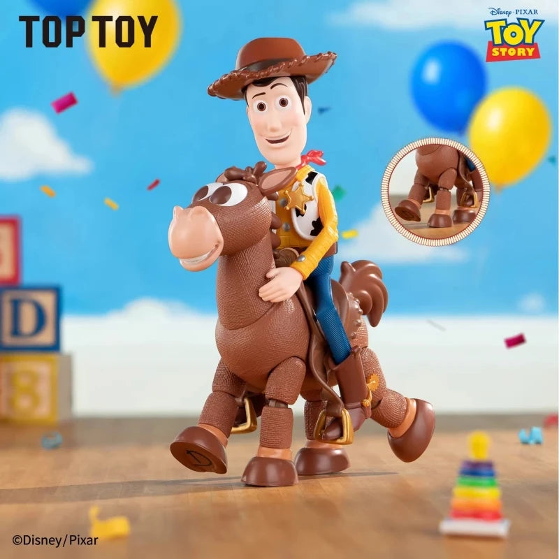 TOP TOY Disney Toy Story Playful Moment Series Blind Box Cute Woody Model Cartoon Decorative Figure Children's Toy Birthday Gift