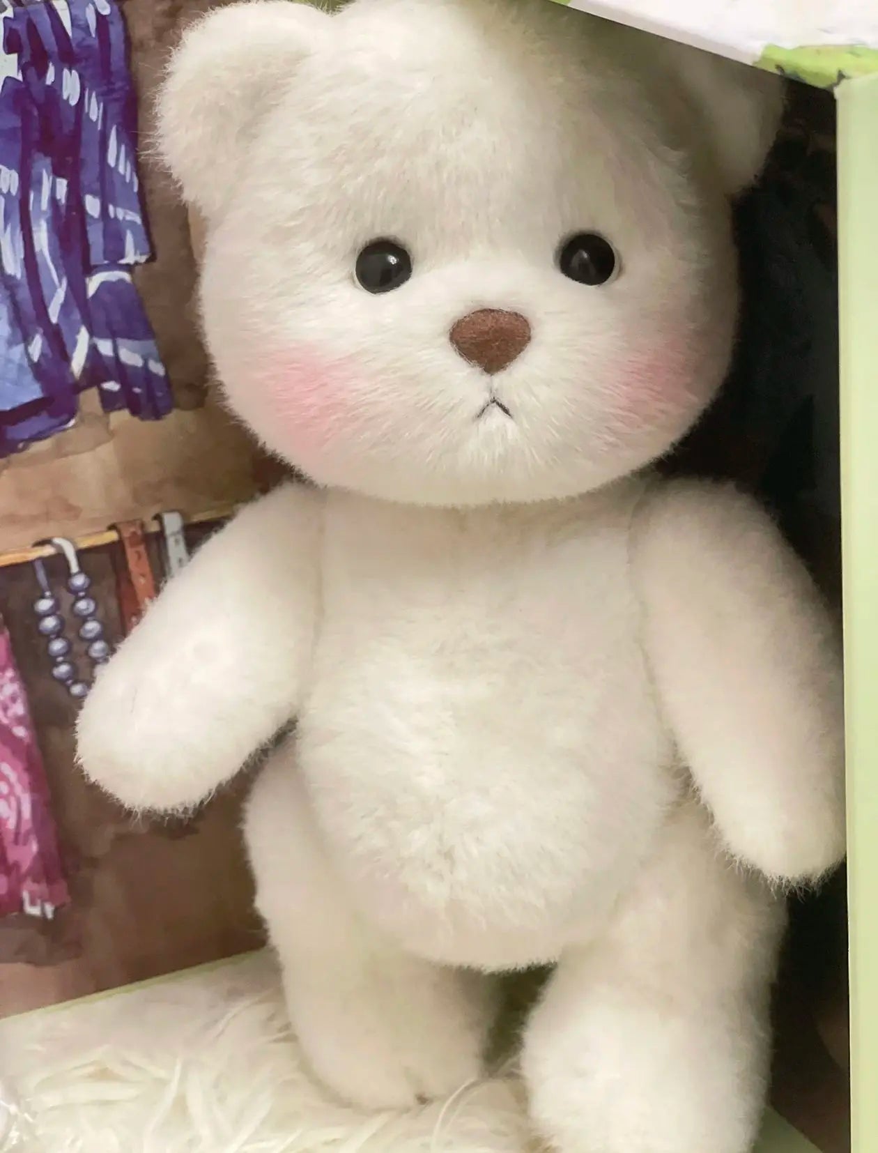 New 30cm Kawaii Jointed Bear Plush Toy Doll Stuffed Animal Teddy Bear With Movable Limbs And Head Cute Birthday Gift For Girls