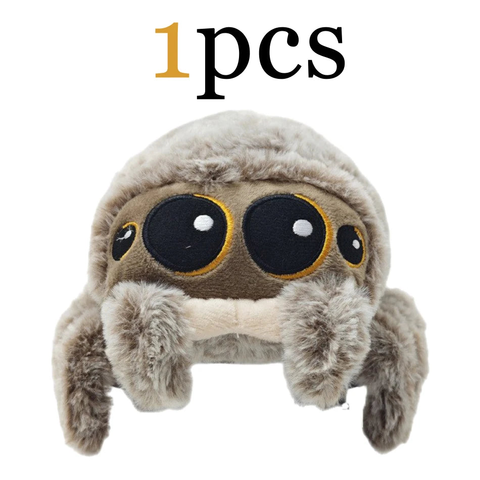 Stuffed Soft Animals Plushies Spider Toy Black Little Lucas Simulated Pillow Doll Anime Game Room Pillow Decora Kid Gift