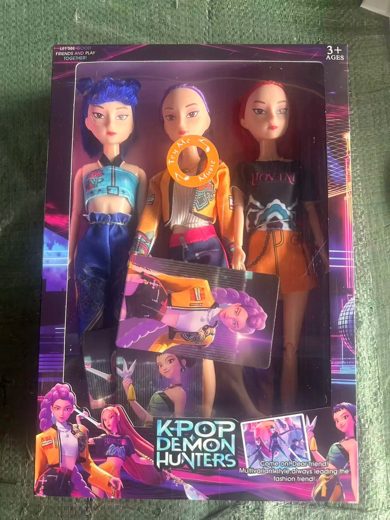 2026 Hot Music Style KPop  Anime Figure Rumi Mira Zoey Action Figure Cosplay Doll Cute Gift for Kids Birthday Gifts