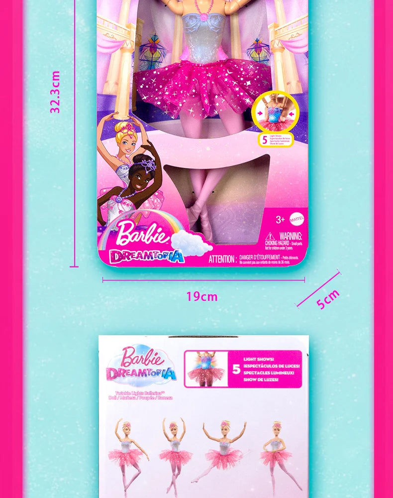 Limited edition Barbie doll, sparkling ballet set, girls playing house, princess, birthday surprise gift