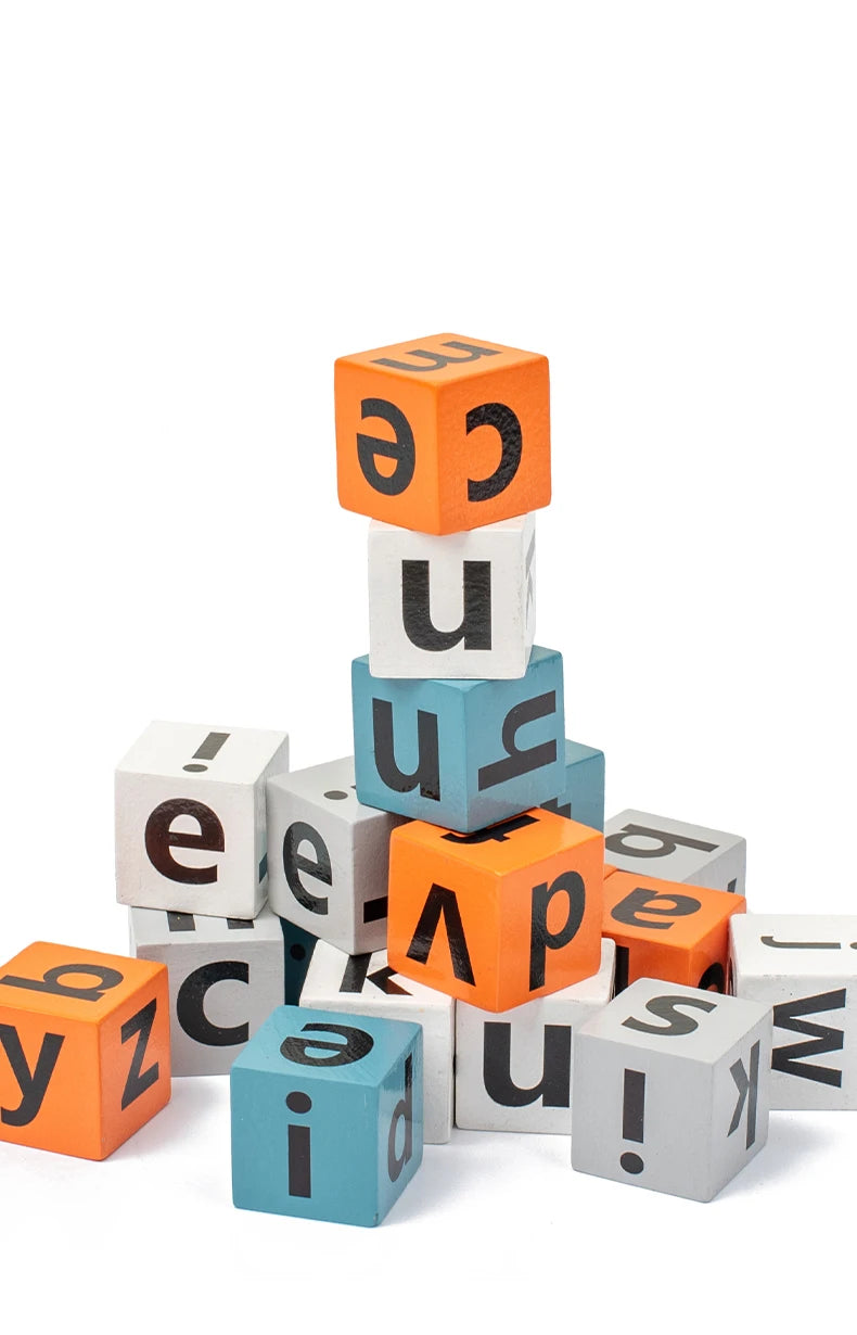 3D Puzzle Wooden Space Thinking Imagination Logic Games Spell Word Toy Children's Math Educational Toys BoardGifts For Kids DIY