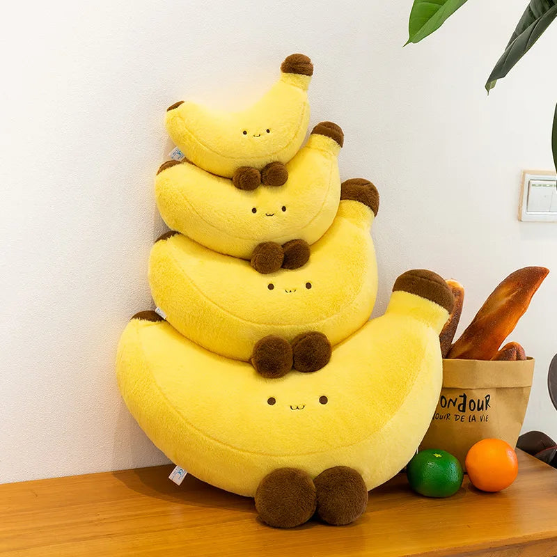 Simulated Fruit Doll Fun Long Leg Banana Children's Doll Pillow Soft and Comfortable Funny Doll Gift