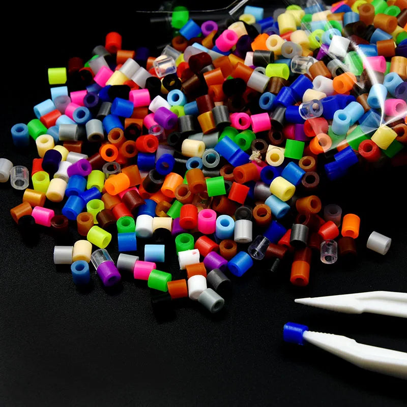 500Pcs 5mm HAMA Perler Beads for GREAT Kids  Fun DIY Intelligence Educational Toys Craft Puzzles 3d Iron Beads Puzzle
