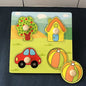 Baby Wooden Montessori Puzzle Child Game Wooden Puzzle 3D Cartoon Animal Puzzle Babies Toys Puzzles For Kids 1 2 3 Year Old