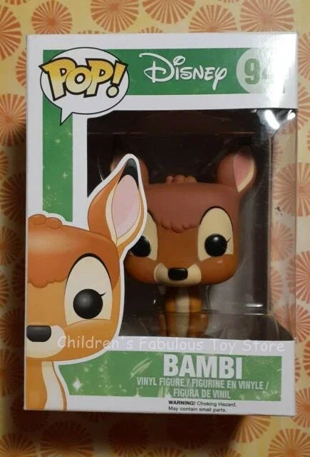 Funko Pop New Disney Lion Mufasa #495 Simba #496 Luau Pumbaa #498 Bambi #94 Thumper #95 Flower #96 Figure Model Toys for Gift