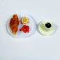 New 1/6 Handmade with clay Miniature Delicious sandwich breakfast set food for Doll House Mini Kitchen Toy Dollhouse Accessories