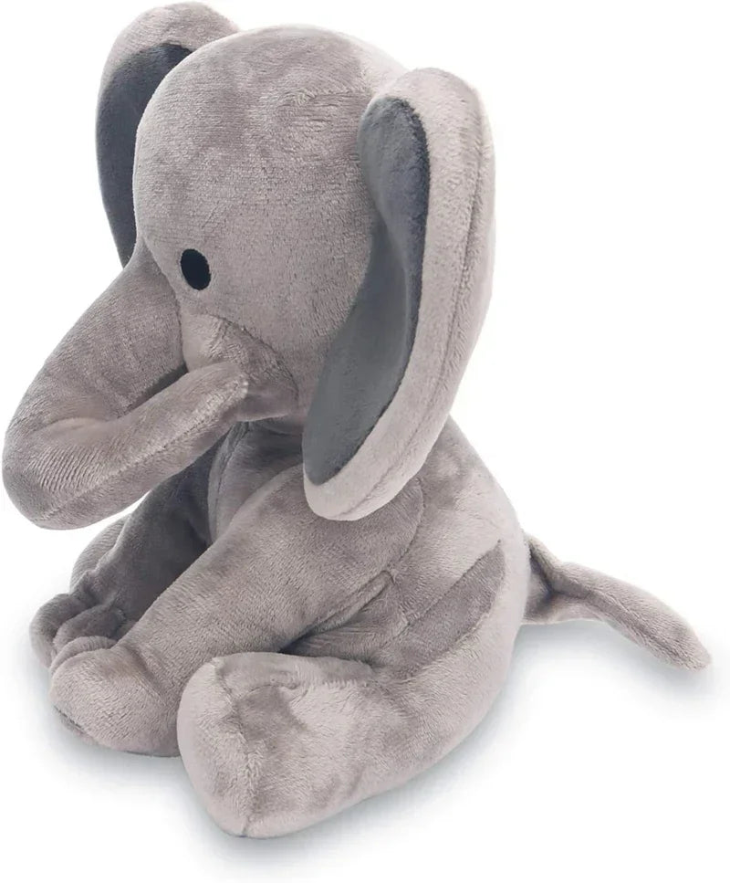 25cm Gray Elephant Stuffed Plush Toys Kawaii Animals Soft Sleeping Stuffed Pillow Doll Plushie for Baby Room Decorative Gifts