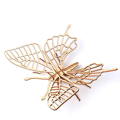 3D Wooden Puzzle Toys Insect Animal Skeleton Assembly Model Puzzle Games DIY Wooden Crafts STEM Toys for Kids Adults Teens