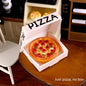 10 PCS Dollhouse Miniature Simulated Pizza Model Kitchen Food Accessories For Doll House Decor Kids Pretend Play Toys Gift