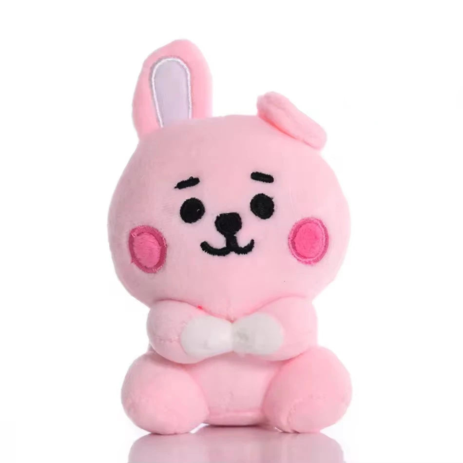 Hot BTed 21Plush Toys Kawaii Mini Keychain Anime Pendant Ornament for Kids 12-22cm Bt Peripherals Soft Stuffed Animals Doll Gift