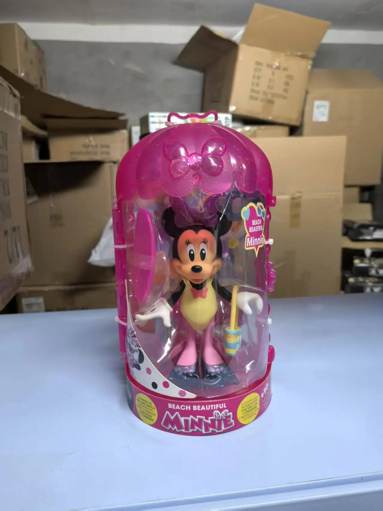 Disney Mickey Mouse Fashion Fun Minnie Beautiful Change Clothes Gifts Toy Model Anime Figures Collect Ornaments