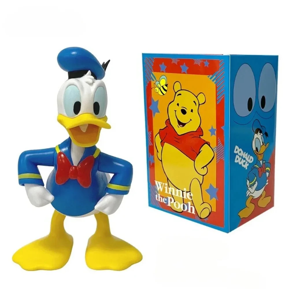 2026 New Disney Mickey Mouse Donald Duck Winnie The Pooh Goofy Action Figure Kawaii PVC Model Doll Collection Toys
