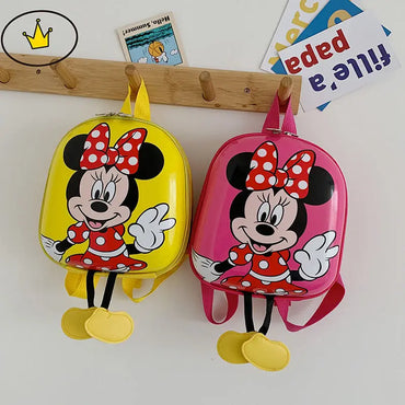 Disney Mickey Mouse Children's Kindergarten Backpack Boys Girls Baby Backpack Mini Cartoon Eggshell Backpack Kids Backpack