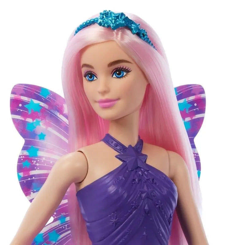 In Stock Genuine Barbie Dreamland Starry Sky Nymph Beautiful Fairy Butterfly Princess Barbie Doll Collectibles Birthday Gift