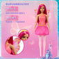 Genuine Barbie Doll Princess Color Changing Dream Butterfly Fairy Toy Figure for Girls Cute Collectible Birthday Gift Toy