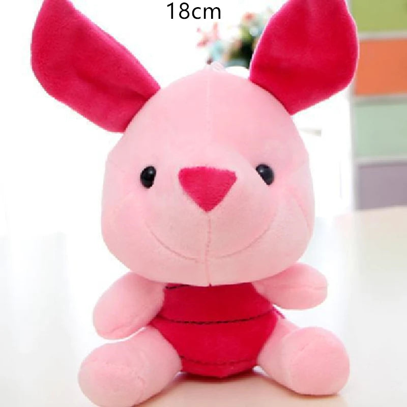 20cm Disney Animation Plush Doll Pooh Bear Mickey Mouse Minnie Tigger Cute Plush Animal Doll Piggy Pillow Toy Children’s Gift