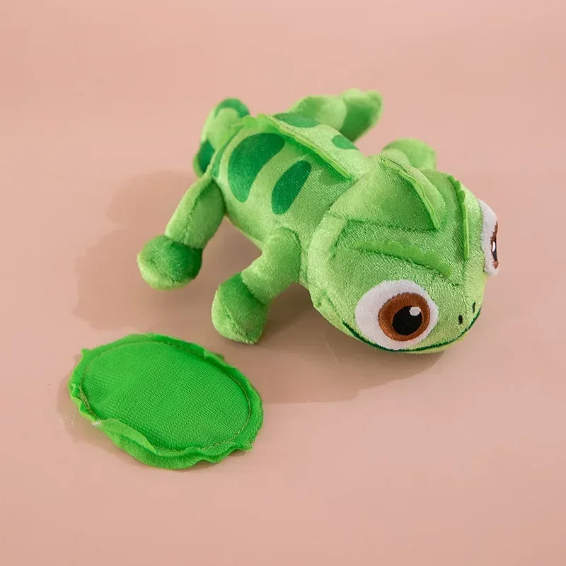 New Pascal Rapunzel Chameleon Lying Shoulder Plushie Toy Stuffed Doll Plush Toys Kawaii Pascal Decor Boys Girls Birthday Gifts