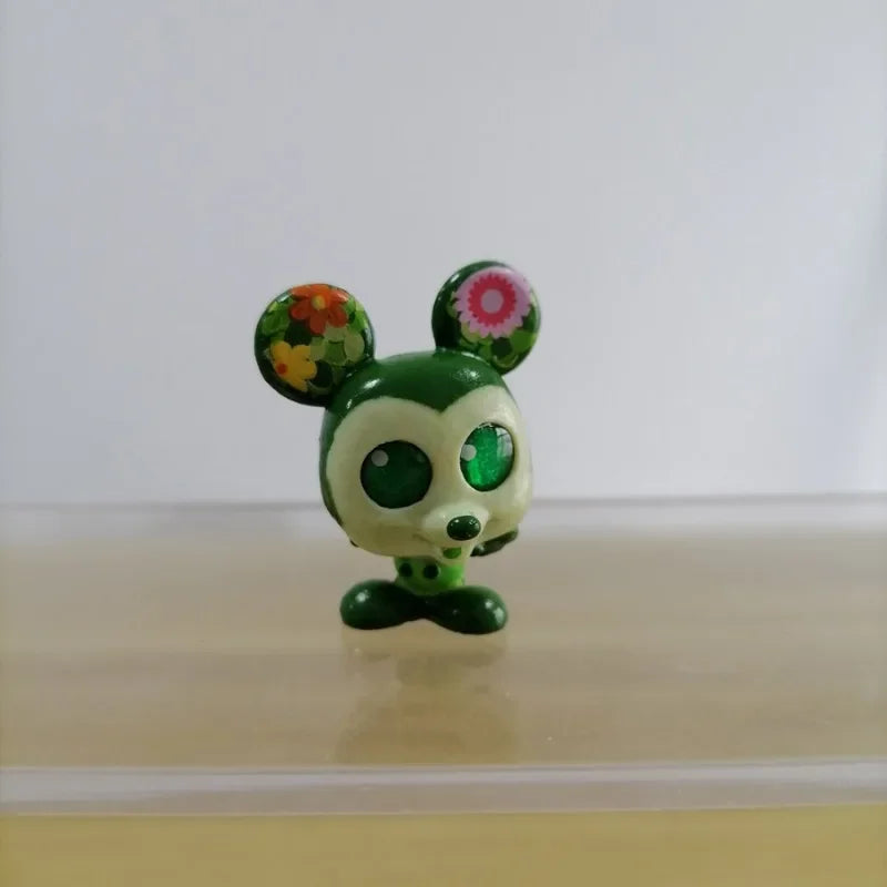 Disney Doorables Action Figures Mickey Minnie Forky Desktop Decoratoion Kawaii Big Eyed Doll Cartoon Model Toys Kids Gifts