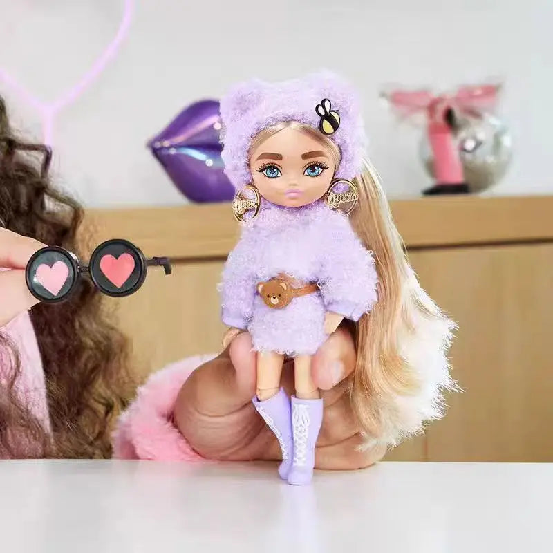 New Barbie trendy series mini dolls with movable joints princess Christmas birthday surprise toys collectible gifts