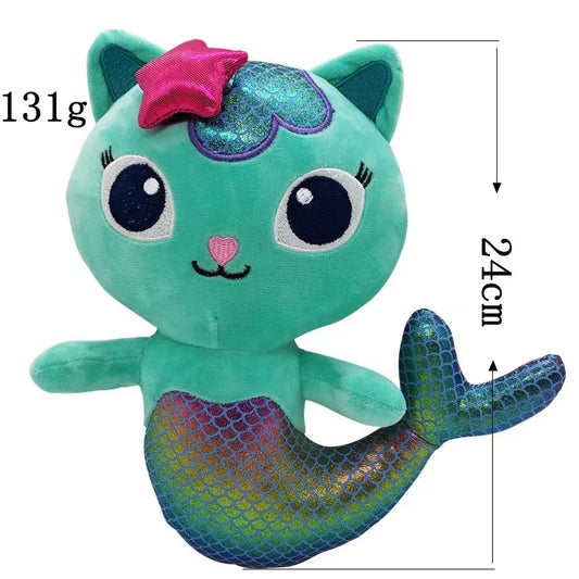 Gabby Dollhouse Cats Birthday Party Supplies Disposable Tableware Plates Cup Napkin Banner Tablecloth Cake Decoration Kids Gifts