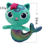 Gabby Dollhouse Cats Birthday Party Supplies Disposable Tableware Plates Cup Napkin Banner Tablecloth Cake Decoration Kids Gifts