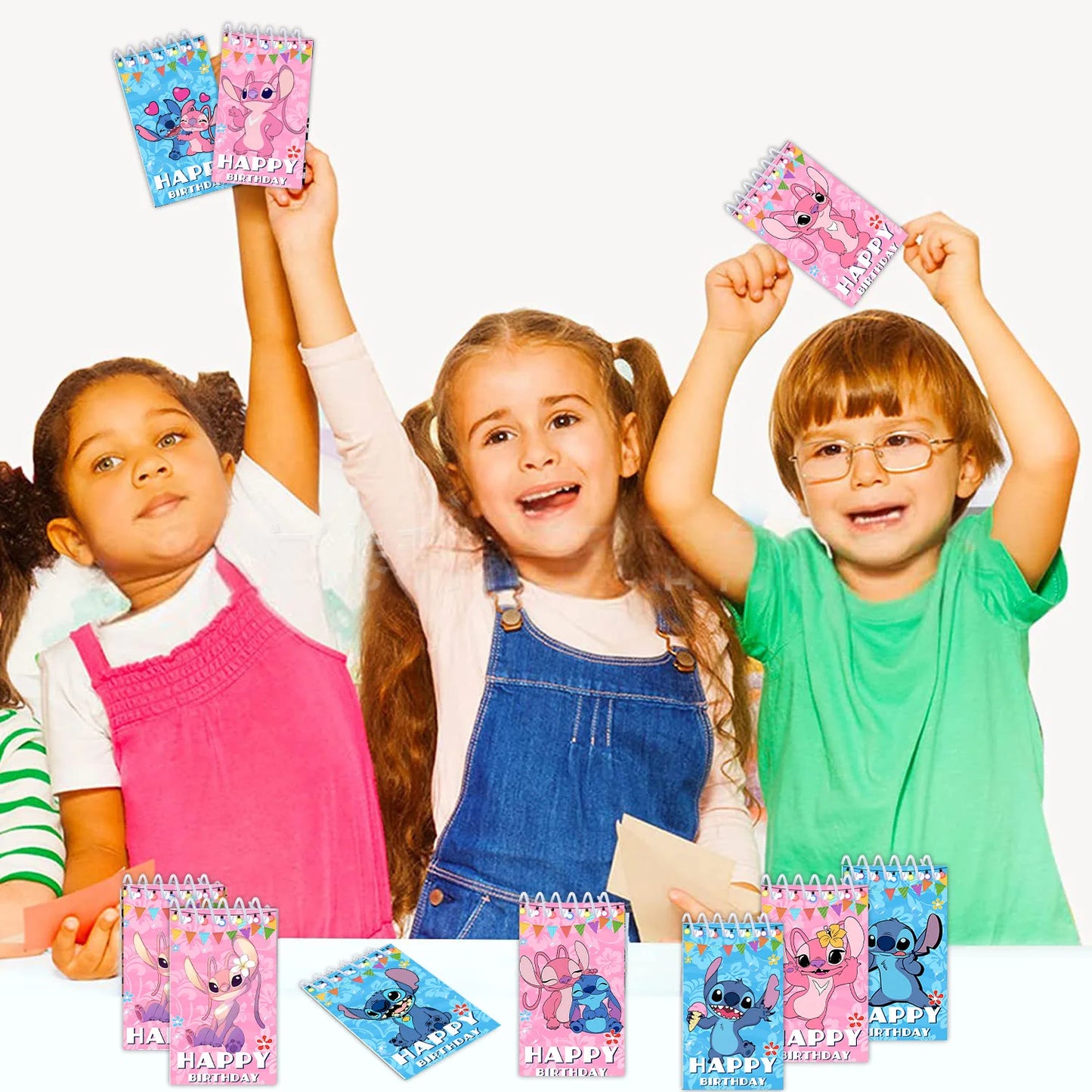 Disney Stitch Notebook Spiral Book Coil Journal Diary Sketchbook Schedules Plan List Notepad School Supplies Stitch Stationery