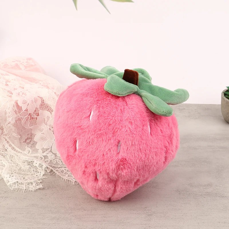 Super Soft Strawberry Pillow Toy Creative Lightweight Cute Strawberry Pillow Doll Home Decorative Doll Ornaments for Girls Gift