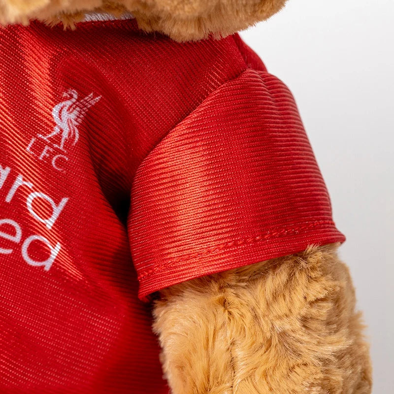 35cm Football Bear Plush Toy Cuddly Teddy Bear Soft  Stuffed Plush Animal Teddy Bear Doll Detachable jersey