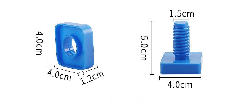 10/20pcs Set Screw Building Blocks Creative Mosaic Puzzle Toys For Children Plastic Insert Blocks Nut Shape Boys Educational Toy