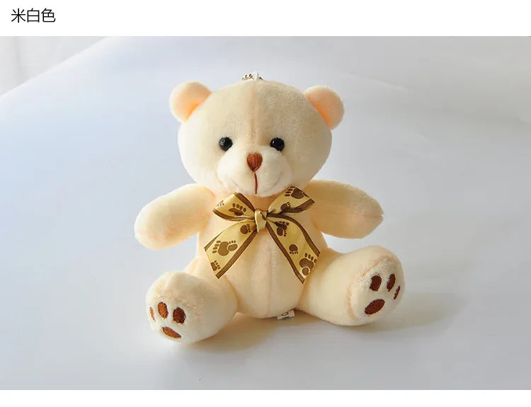 1Pcs Candy Bear Little Teddy Bear Plush Toy Cute10cm Cartoon Stuffed Soft Plush Doll Toy Children's Decorative Birthday Gifts