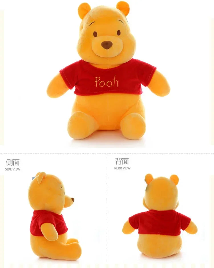25-45cm Disney Winnie The Pooh Plush Toys Soft Stuffed Kawaii Anime Elf Doll Cartoon Pooh Bear Plush Doll Birthday Gift for Boys
